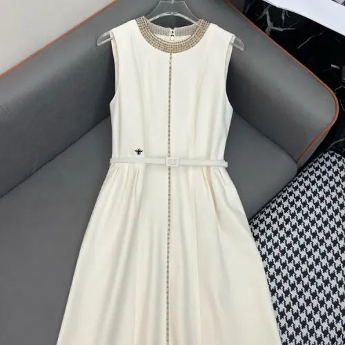 Christian Dior Dresses Sleeveless For Women #1458147 $82.00 USD, Wholesale Replica Christian Dior Dresses