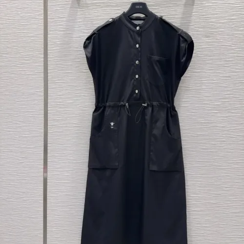 Christian Dior Dresses Sleeveless For Women #1458150 $76.00 USD, Wholesale Replica Christian Dior Dresses