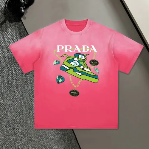 Prada T-Shirts Short Sleeved For Unisex #1458203 $45.00 USD, Wholesale Replica Prada T-Shirts
