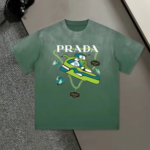 Prada T-Shirts Short Sleeved For Unisex #1458204 $45.00 USD, Wholesale Replica Prada T-Shirts