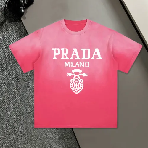 Prada T-Shirts Short Sleeved For Unisex #1458208 $45.00 USD, Wholesale Replica Prada T-Shirts