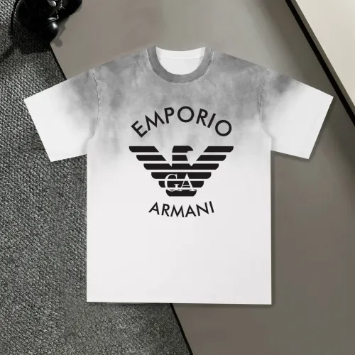 Armani T-Shirts Short Sleeved For Unisex #1458212