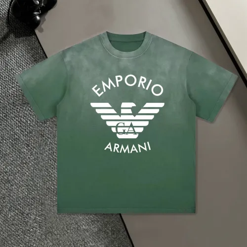 Armani T-Shirts Short Sleeved For Unisex #1458214