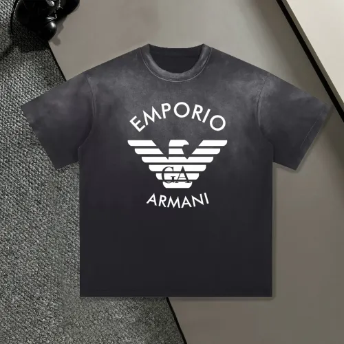 Armani T-Shirts Short Sleeved For Unisex #1458216