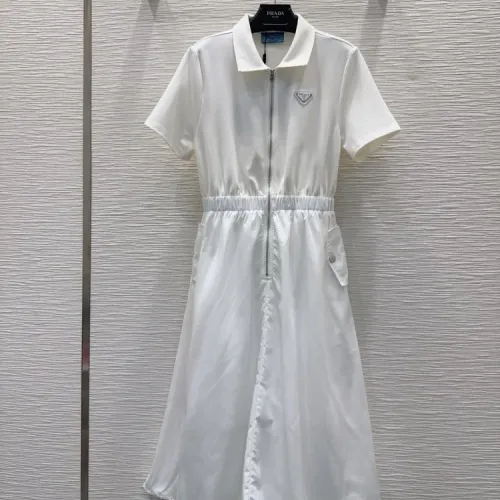 Prada Dresses Short Sleeved For Women #1458307 $80.00 USD, Wholesale Replica Prada Dresses