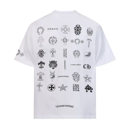 Chrome Hearts T-Shirts Short Sleeved For Unisex #1458462 $42.00 USD, Wholesale Replica Chrome Hearts T-Shirts