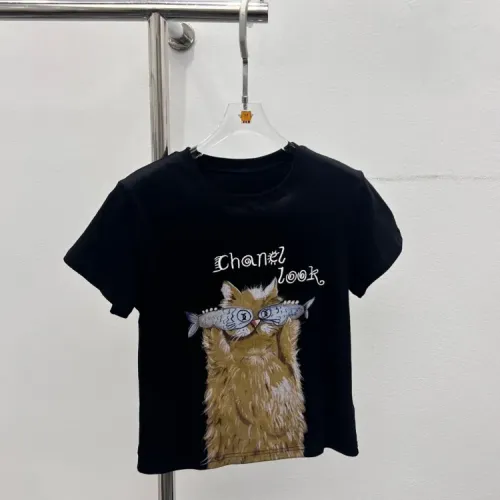 Chanel T-Shirts Short Sleeved For Women #1458505