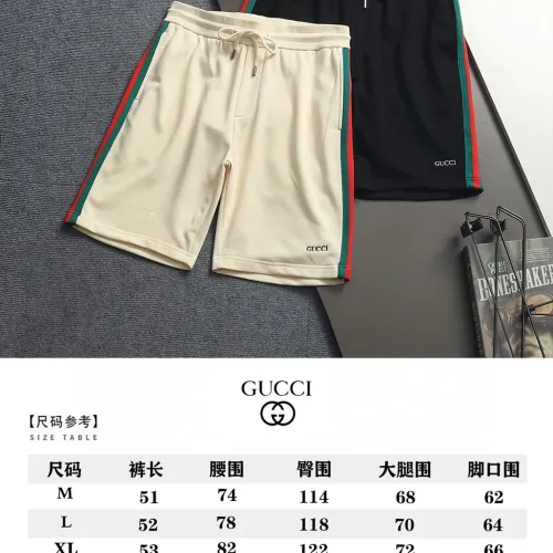 Replica Gucci Pants For Men #1458616 $52.00 USD for Wholesale