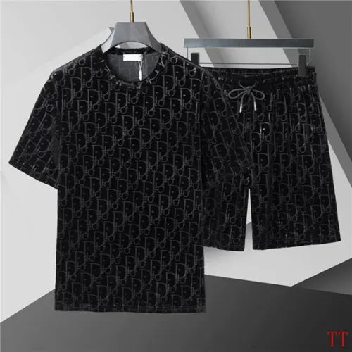 Christian Dior Tracksuits Short Sleeved For Men #1458695 $60.00 USD, Wholesale Replica Christian Dior Tracksuits