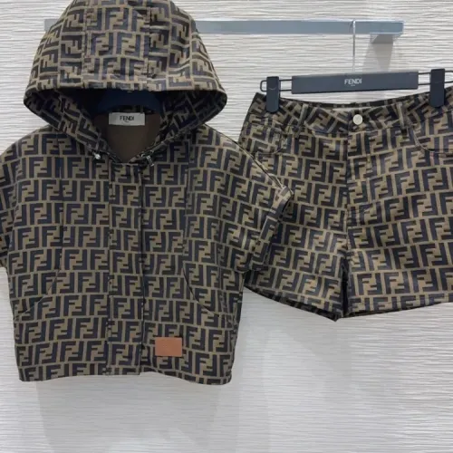 Fendi Tracksuits Short Sleeved For Women #1458779