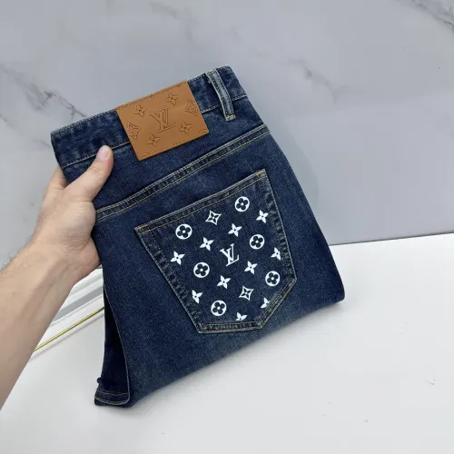 Louis Vuitton LV Jeans For Men #1458881 $88.00 USD, Wholesale Replica Louis Vuitton LV Jeans