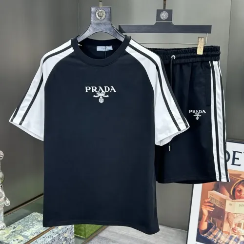 Prada Tracksuits Short Sleeved For Men #1458997