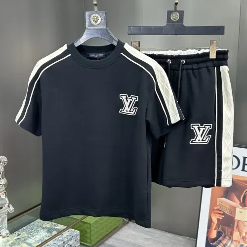 Louis Vuitton LV Tracksuits Short Sleeved For Men #1459002 $112.00 USD, Wholesale Replica Louis Vuitton LV Tracksuits