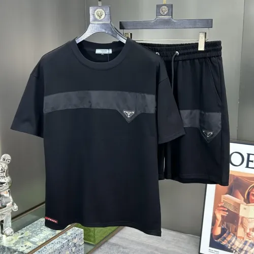 Prada Tracksuits Short Sleeved For Men #1459005