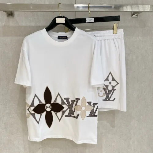 Louis Vuitton LV Tracksuits Short Sleeved For Men #1459023 $112.00 USD, Wholesale Replica Louis Vuitton LV Tracksuits