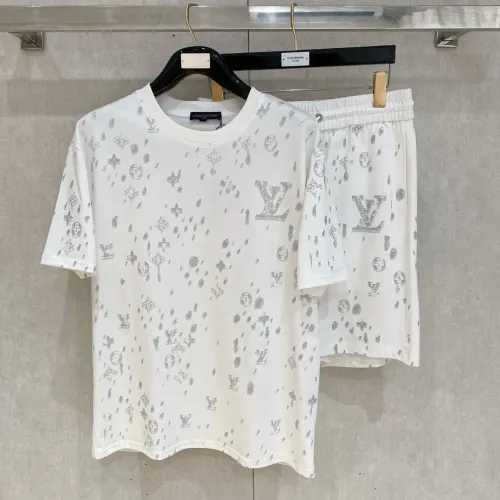 Louis Vuitton LV Tracksuits Short Sleeved For Men #1459025 $112.00 USD, Wholesale Replica Louis Vuitton LV Tracksuits