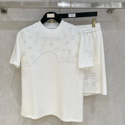 Louis Vuitton LV Tracksuits Short Sleeved For Men #1459027 $112.00 USD, Wholesale Replica Louis Vuitton LV Tracksuits
