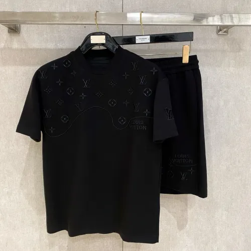 Louis Vuitton LV Tracksuits Short Sleeved For Men #1459028 $112.00 USD, Wholesale Replica Louis Vuitton LV Tracksuits