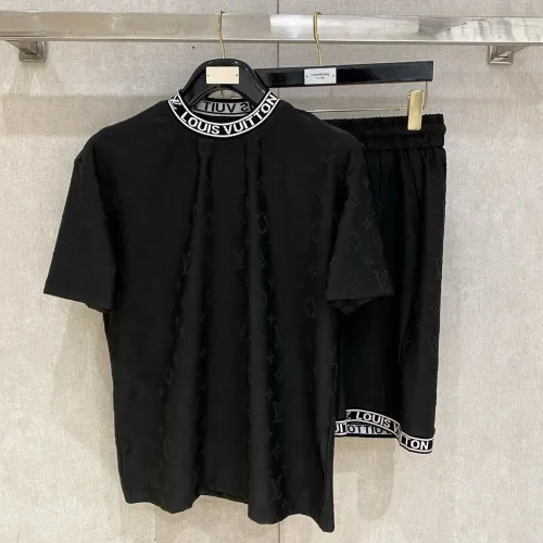 Louis Vuitton LV Tracksuits Short Sleeved For Men #1459032 $112.00 USD, Wholesale Replica Louis Vuitton LV Tracksuits