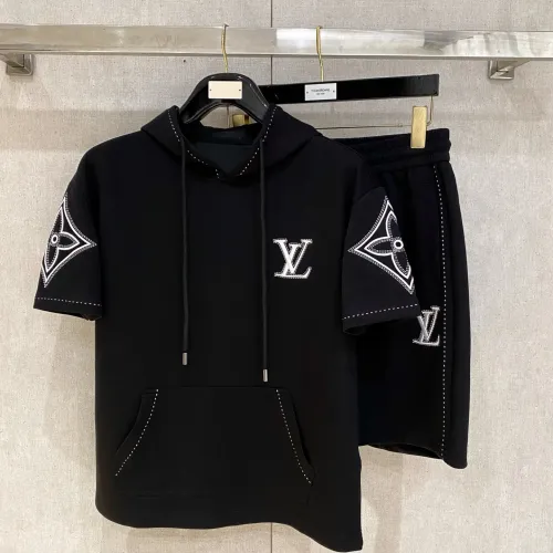 Louis Vuitton LV Tracksuits Short Sleeved For Men #1459033 $112.00 USD, Wholesale Replica Louis Vuitton LV Tracksuits