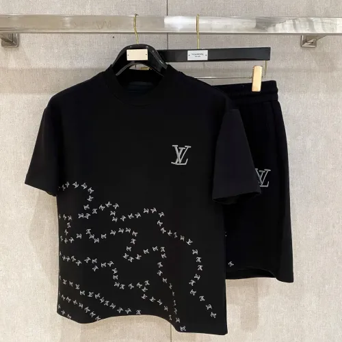Louis Vuitton LV Tracksuits Short Sleeved For Men #1459034 $112.00 USD, Wholesale Replica Louis Vuitton LV Tracksuits