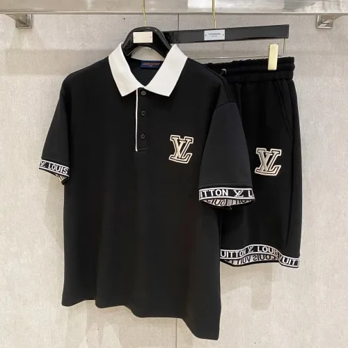 Louis Vuitton LV Tracksuits Short Sleeved For Men #1459037 $112.00 USD, Wholesale Replica Louis Vuitton LV Tracksuits