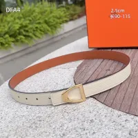 $56.00 USD Hermes AAA Quality Belts For Women #1448034