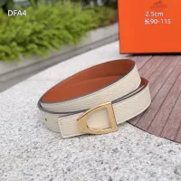 $56.00 USD Hermes AAA Quality Belts For Women #1448034