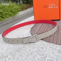 $56.00 USD Hermes AAA Quality Belts For Women #1448035