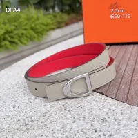 $56.00 USD Hermes AAA Quality Belts For Women #1448035