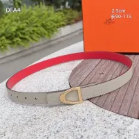 $56.00 USD Hermes AAA Quality Belts For Women #1448036