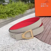 $56.00 USD Hermes AAA Quality Belts For Women #1448036