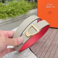 $56.00 USD Hermes AAA Quality Belts For Women #1448036