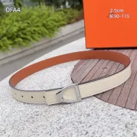 $56.00 USD Hermes AAA Quality Belts For Women #1448038