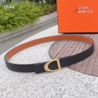 $56.00 USD Hermes AAA Quality Belts For Women #1448042