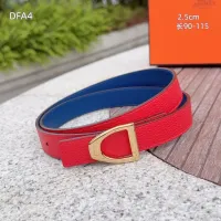 $56.00 USD Hermes AAA Quality Belts For Women #1448044
