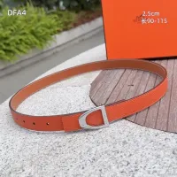 $56.00 USD Hermes AAA Quality Belts For Women #1448045