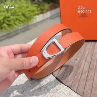 $56.00 USD Hermes AAA Quality Belts For Women #1448045