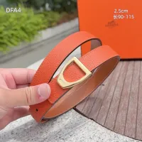 $56.00 USD Hermes AAA Quality Belts For Women #1448046