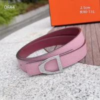 $56.00 USD Hermes AAA Quality Belts For Women #1448047