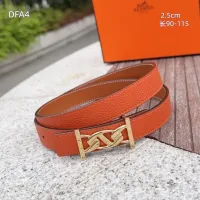 $56.00 USD Hermes AAA Quality Belts For Women #1448050