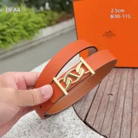$56.00 USD Hermes AAA Quality Belts For Women #1448050