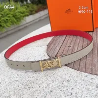 $56.00 USD Hermes AAA Quality Belts For Women #1448051