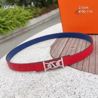 $56.00 USD Hermes AAA Quality Belts For Women #1448053