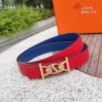 $56.00 USD Hermes AAA Quality Belts For Women #1448054