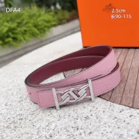 $56.00 USD Hermes AAA Quality Belts For Women #1448059