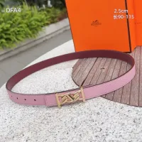 $56.00 USD Hermes AAA Quality Belts For Women #1448060