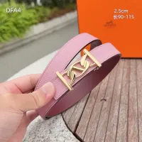$56.00 USD Hermes AAA Quality Belts For Women #1448060