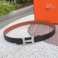 $56.00 USD Hermes AAA Quality Belts For Women #1448063