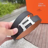 $56.00 USD Hermes AAA Quality Belts For Women #1448063